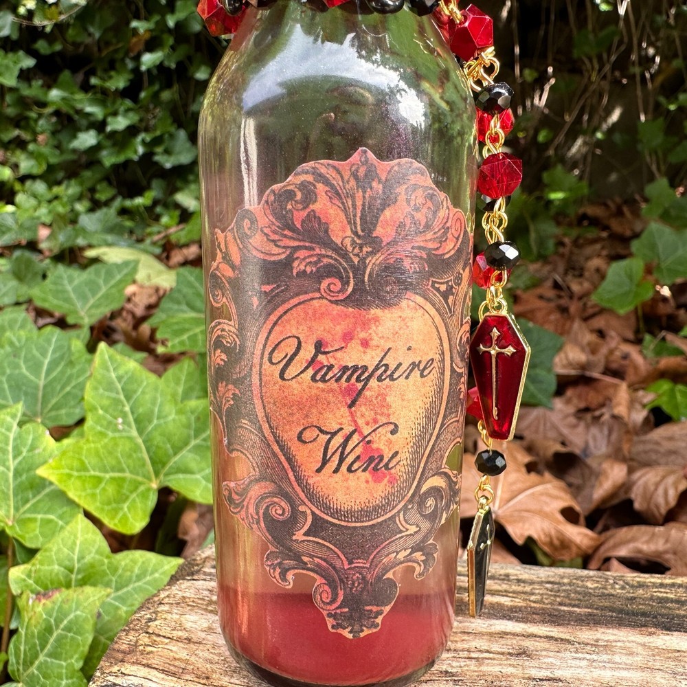 Vampire Drink Decorative Color Changing Potion Bottle Bookshelf Gothic Decor