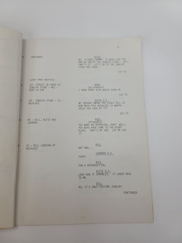 MYSTERY IN DRACULA'S CASTLE: PART 2 / Sue Milburn 1977 Disney educational script