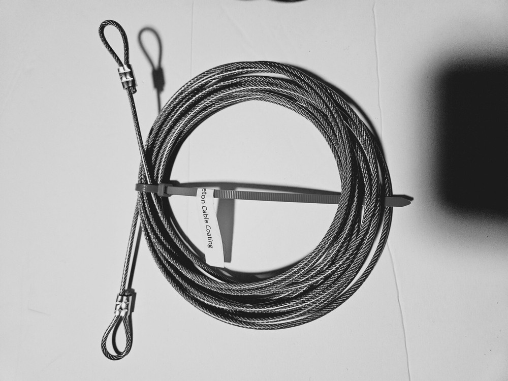 Coated Home Depot 12 ft foot Skeleton Part U Replacement Tether Cable Guy Wire
