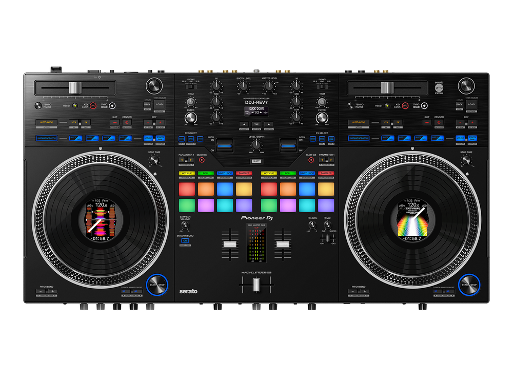 Pioneer DJ DDJ-REV7 Motorized DJ Controller for Serato Pro
