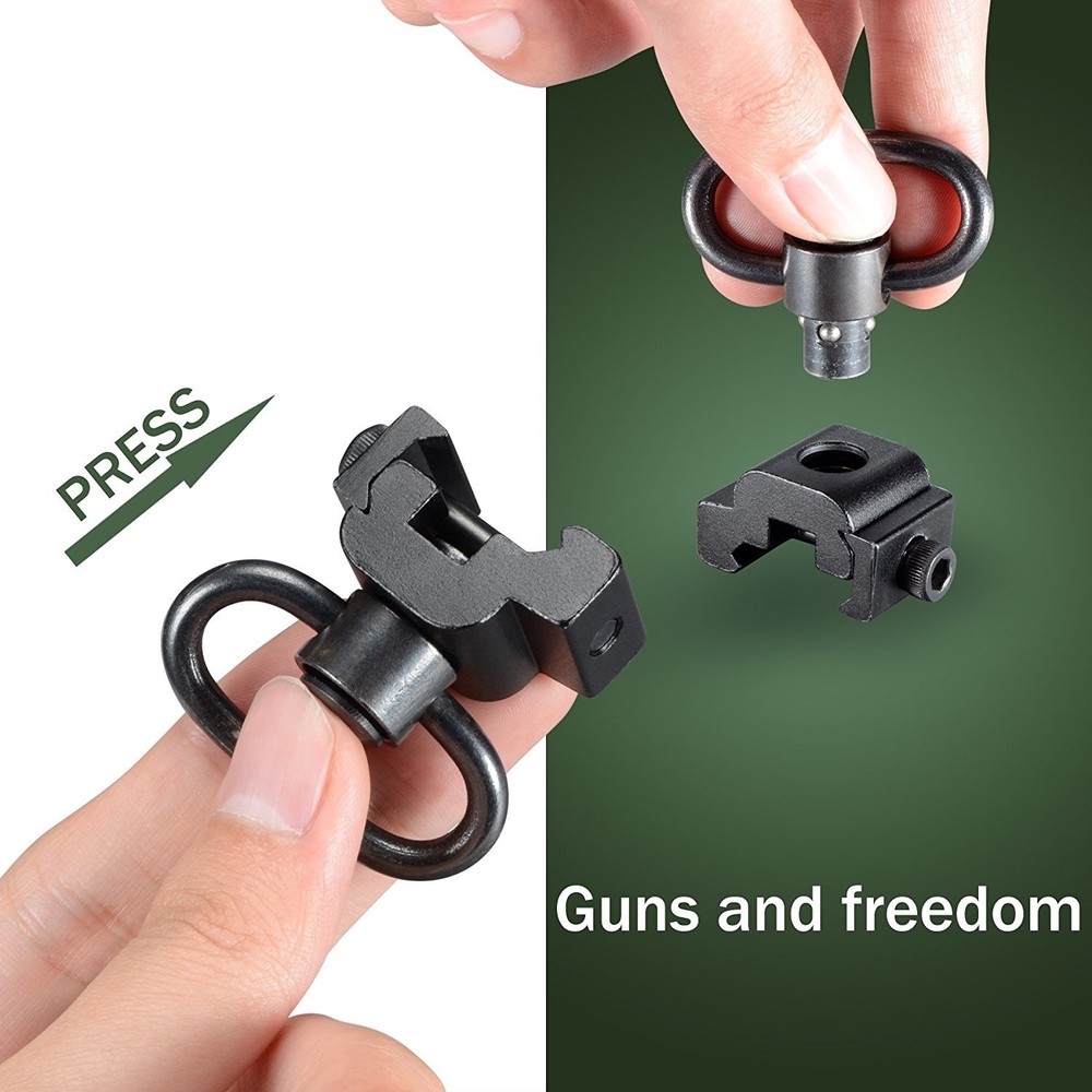 QD Sling Swivel Two Point Sling Mount with Base Rail Mount Quick