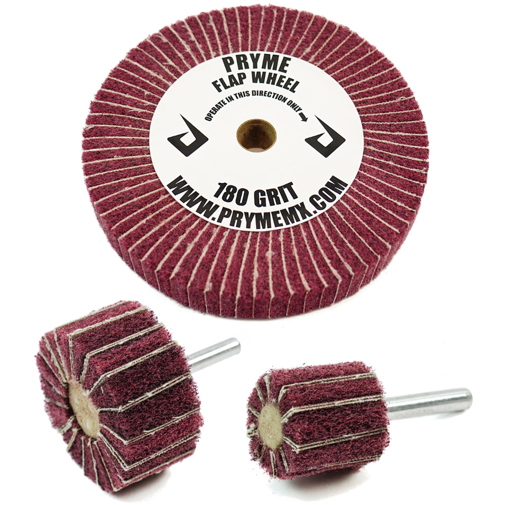 180 Grit Flap Wheel Pack | Polishing Abrasive Sanding Buffing Bench Die Grinder