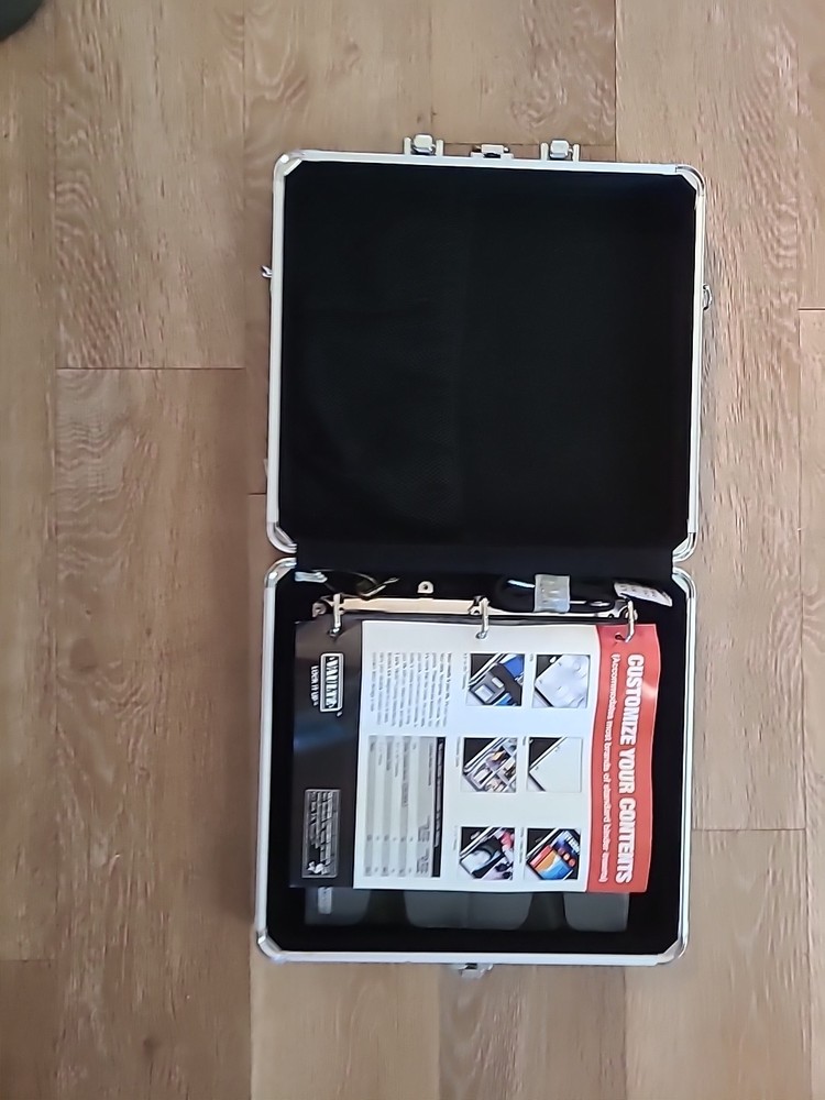Vaultz Form Holder Storage Dvd, Cd's 12x13 , Black & Chrome
