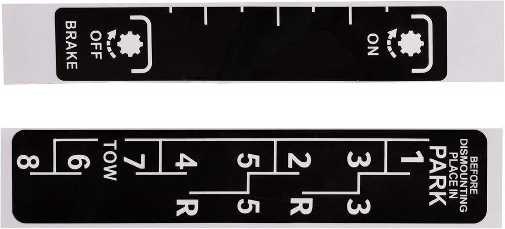 For John Deere Syncro-Range Tractor Shift Pattern Decal 4010 4020 4320 4520 5010
