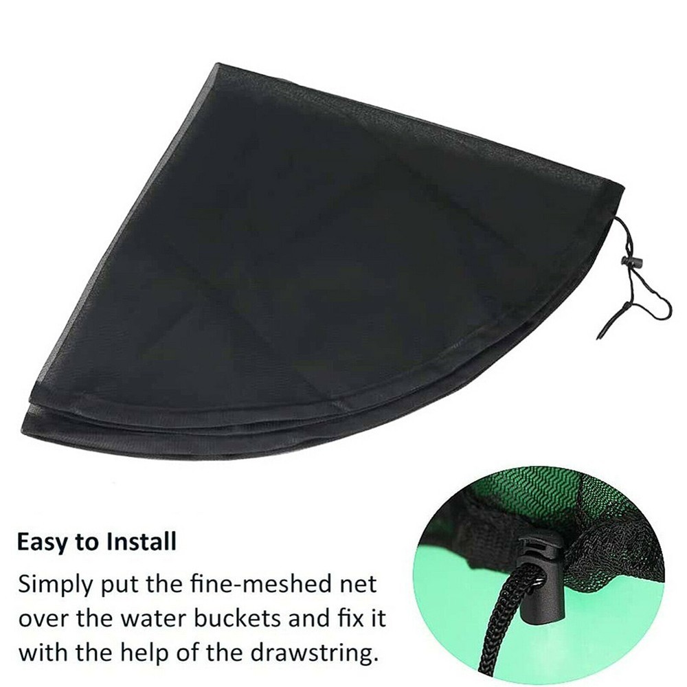 Mesh Rain Cover for 60CM Diameter Water Containers with Adjustable Drawstring