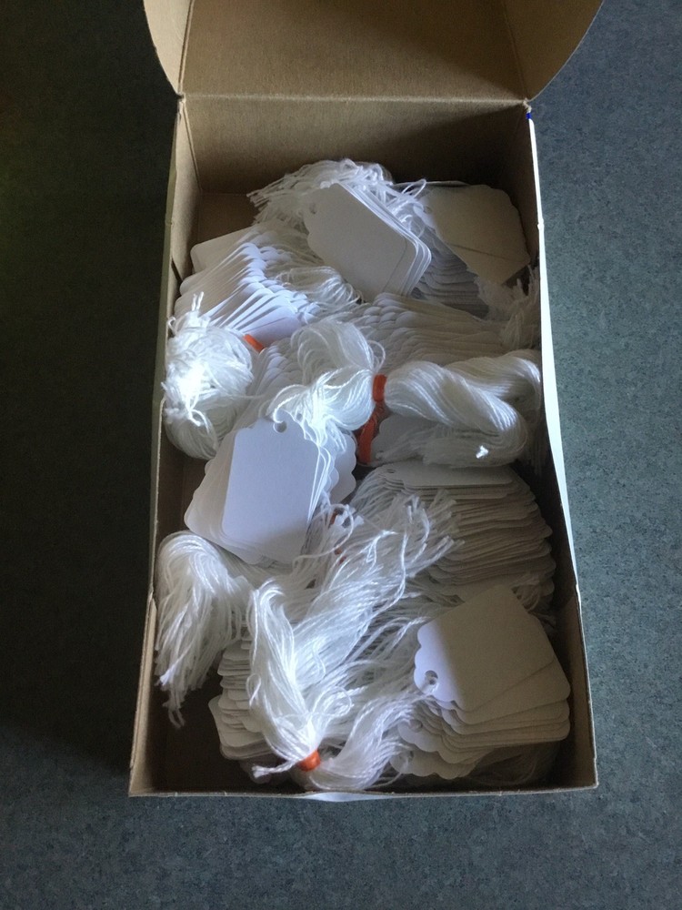 Avery Strung Marking Tags, Various Sizes, Approx. 1700 Tags, Plus 900 Labels