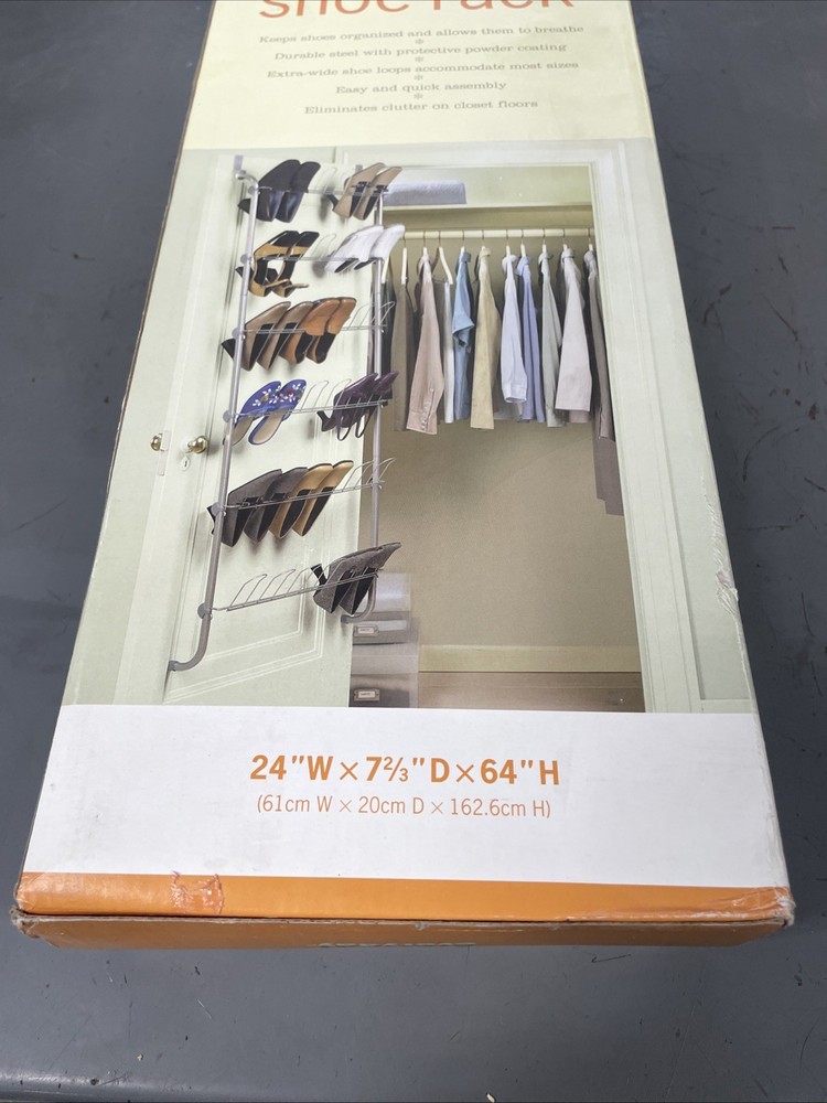 Martha Stewart 18 Pair Shoe Rack New In Box