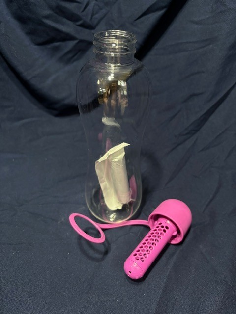 Bobble Filtered Water Bottle, Original, with one filter, cap attached