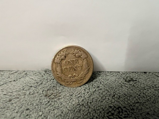 1857 Flying Eagle cent, Nice detail