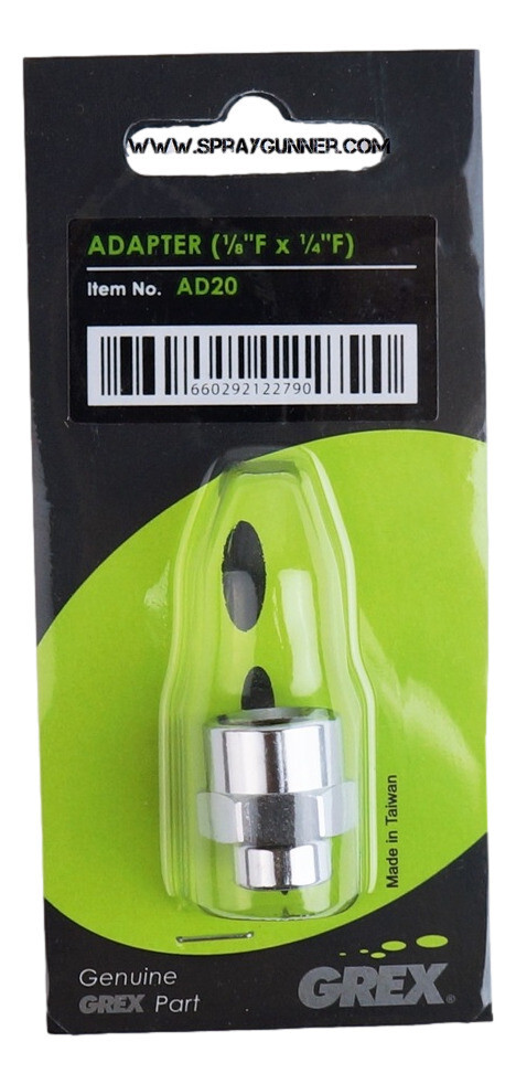 Grex Adapter AD20 (1/8"F to 1/4"F)