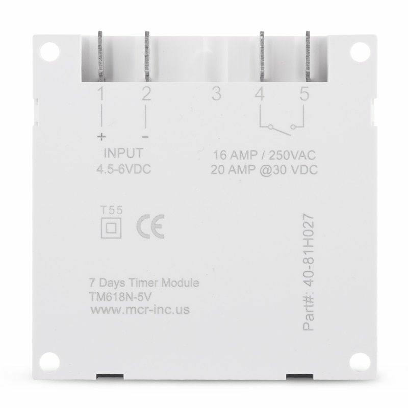 Timer Switch 6V DC 7 Days Programmable LCD Display Battery Time Relay Clock
