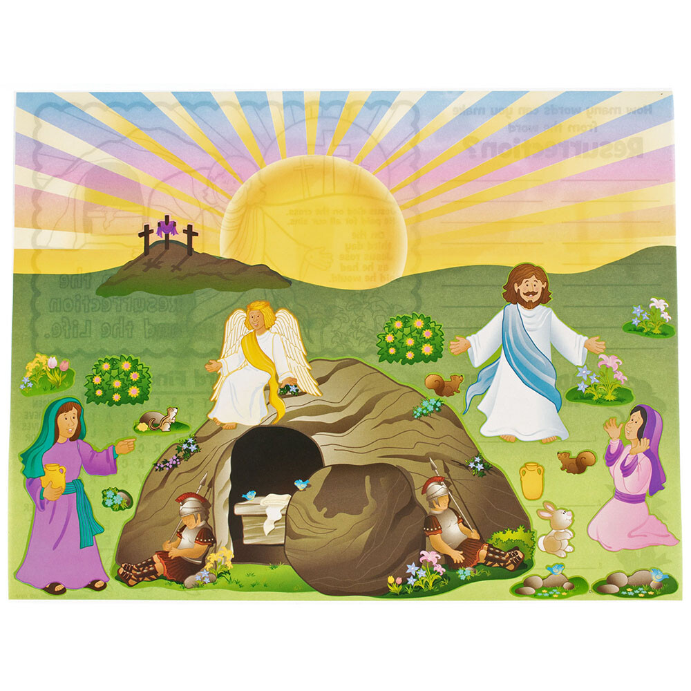 Craft County Create Your Own Easter Sticker Sheets - 12 Pages - Spring Activity