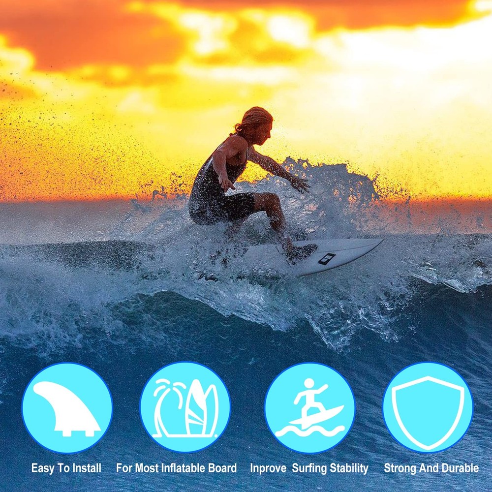 Surfboard Fin,Paddle Board Fin,Inflatable Paddle Fins Replacement,...