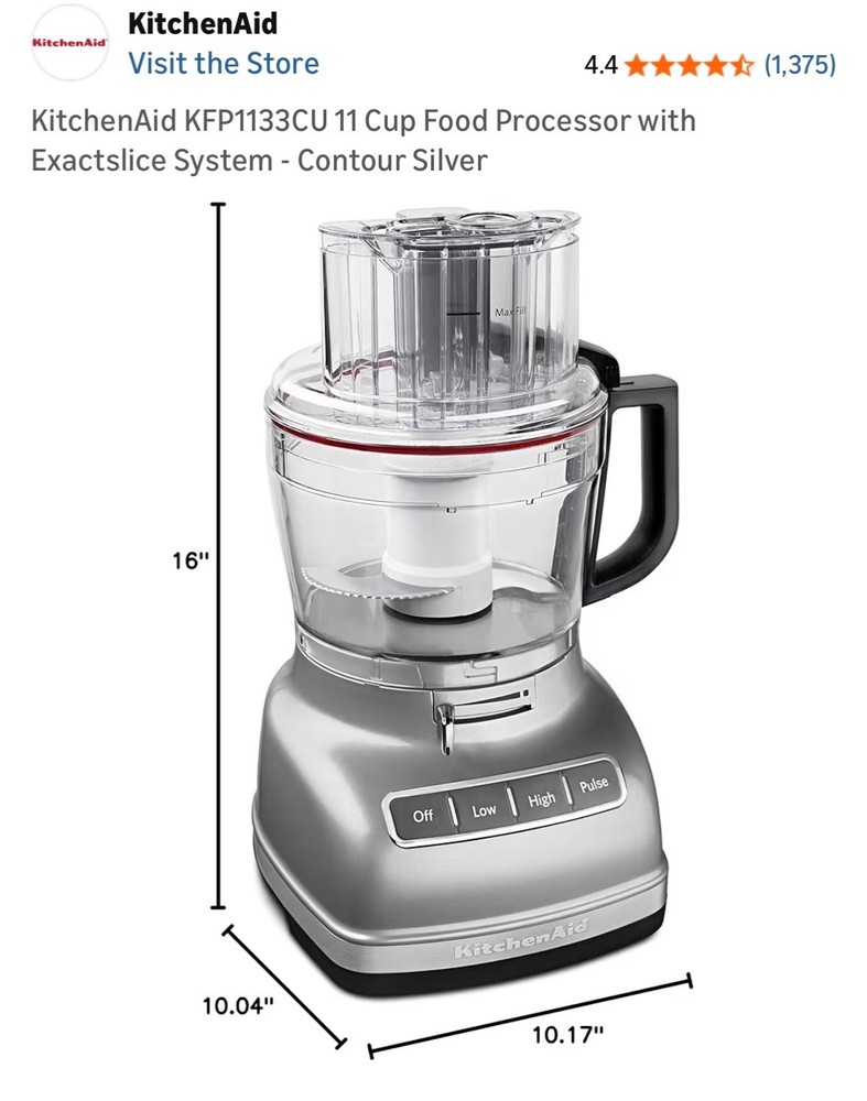 KitchenAid Food Processor Disc & Blade Set with Storage Case