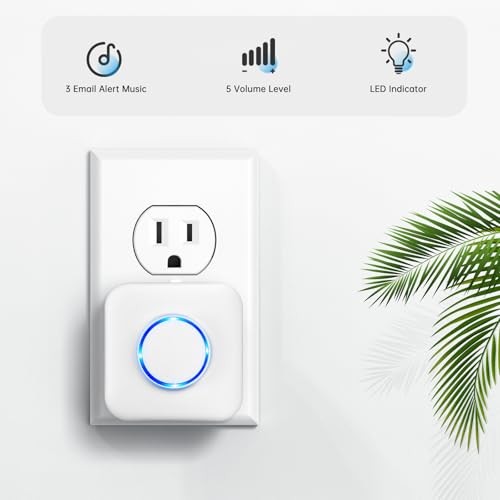 Mailbox Alarm Wireless Long Range Mailbox Alert, Mailbox Sensor with 600 ft