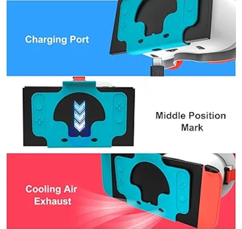 DEVASO Upgraded VR Headset for Nintendo Switch & Switch OLED Model, Switch...