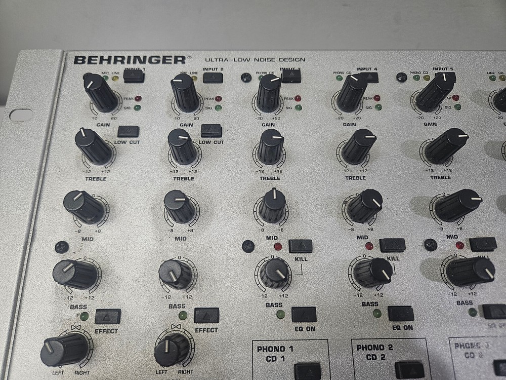 Behringer Pro DJ-Mixer DX1000 Silver Console No PSU