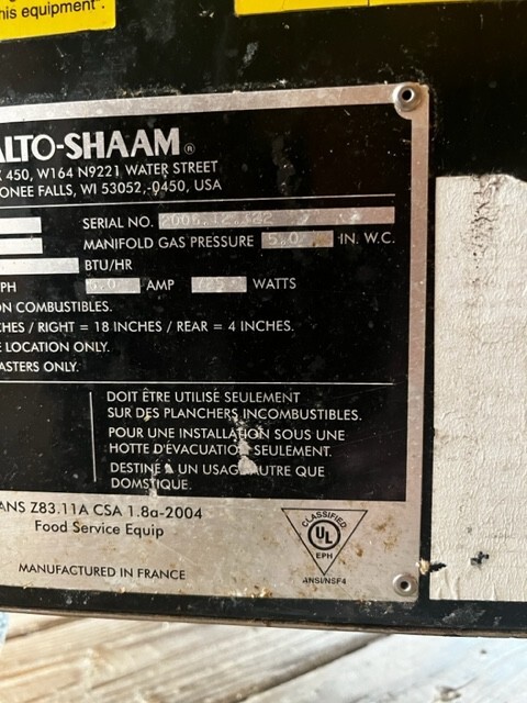 Alto Sham Rotisserie Ar-6g