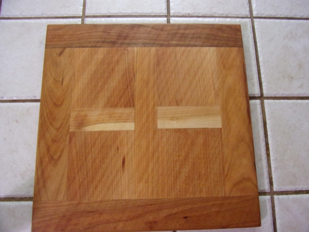 DECORATIVE CHARCUTERIE CUTTING BOARD SOLID CHERRY WEDDING CHRISTMAS HANDMADE