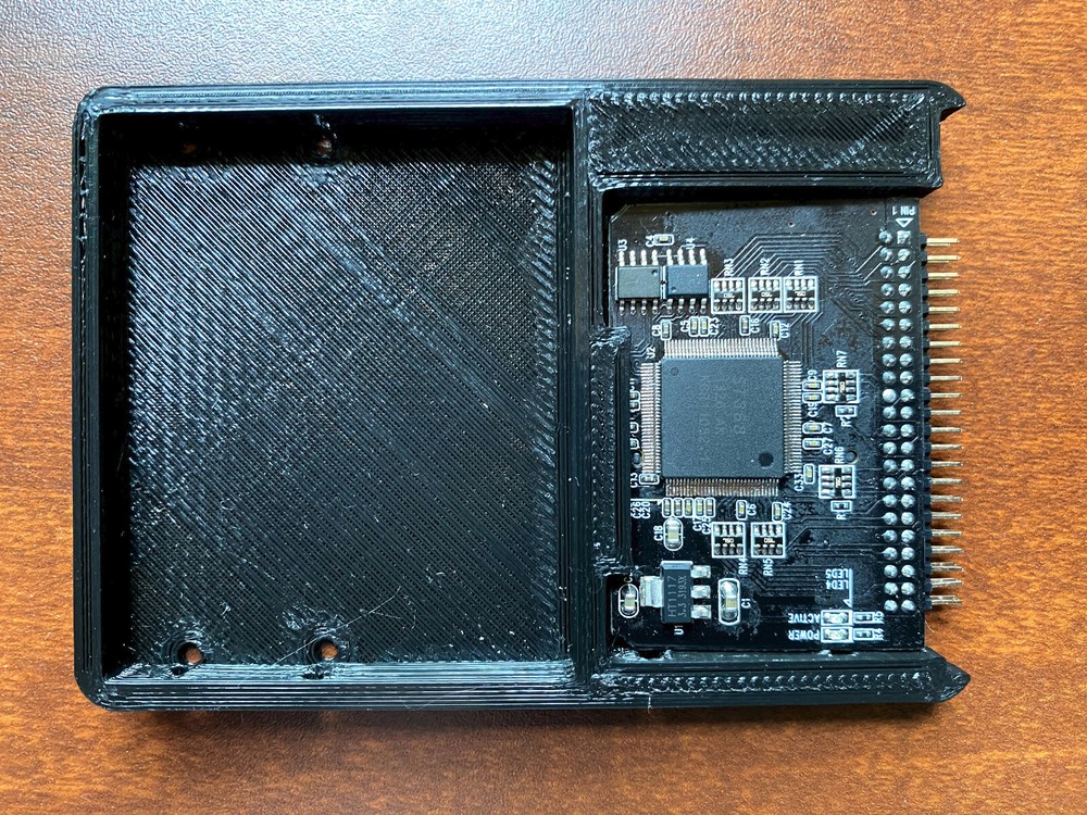 2.5" (laptop) microSD / SD to IDE hard drive carrier with electronics