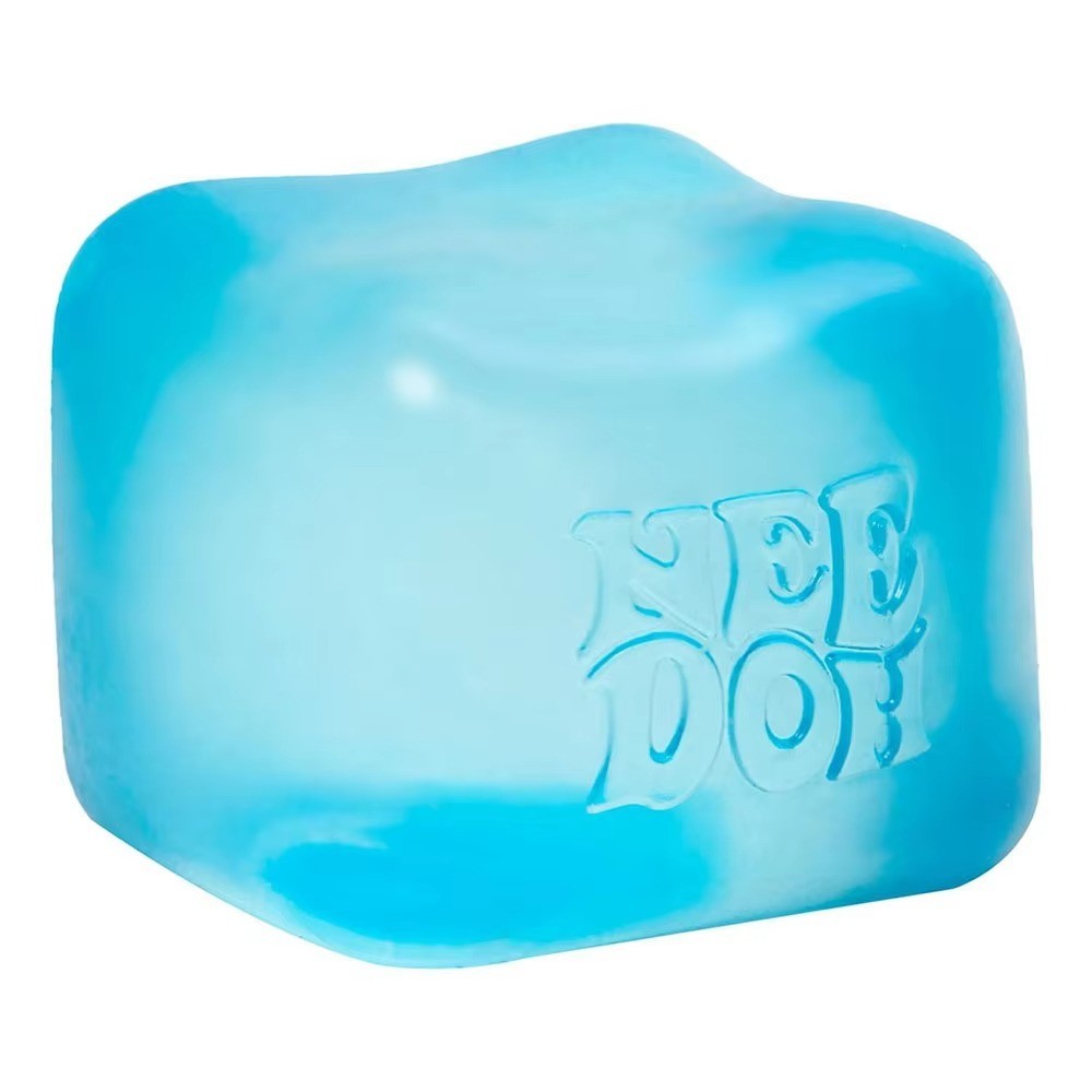Nee Doh Nice Cube Super Solid Squish! - Blue Purple Pink USA ***