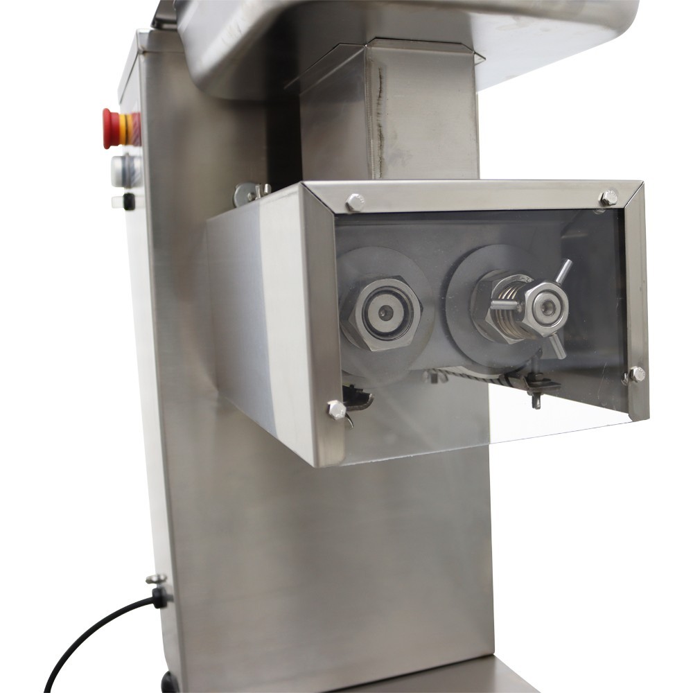 Open box! QE 15mm Commercial Meat Slicer Meat Cutting Processing Machine 110V