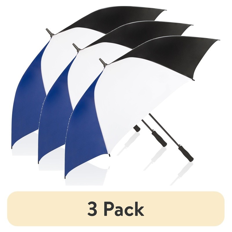 Wind-Resistant Golf Umbrella Automatic Open 60 Inch Fiberglass Durable Canopy US