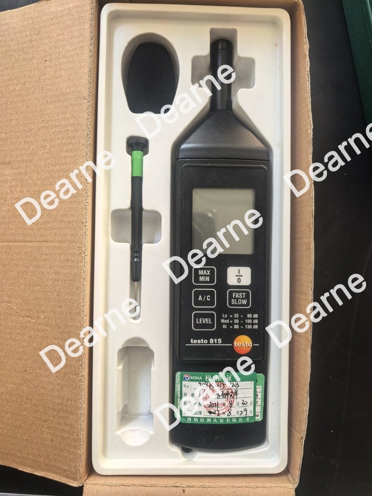 Testo 815 High-Precision Sound Level Meter