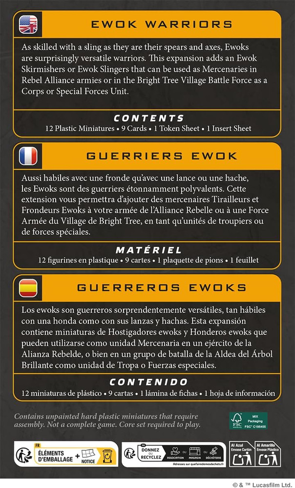 Star Wars Legion: Ewok Warriors