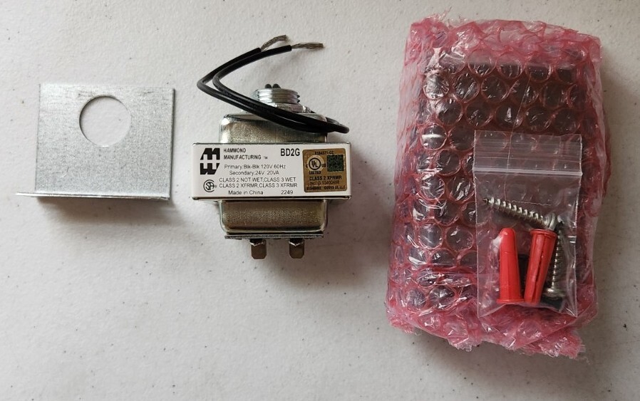 Delta 063267A Hardware AC Filter with 20VA Open Frame Transformer