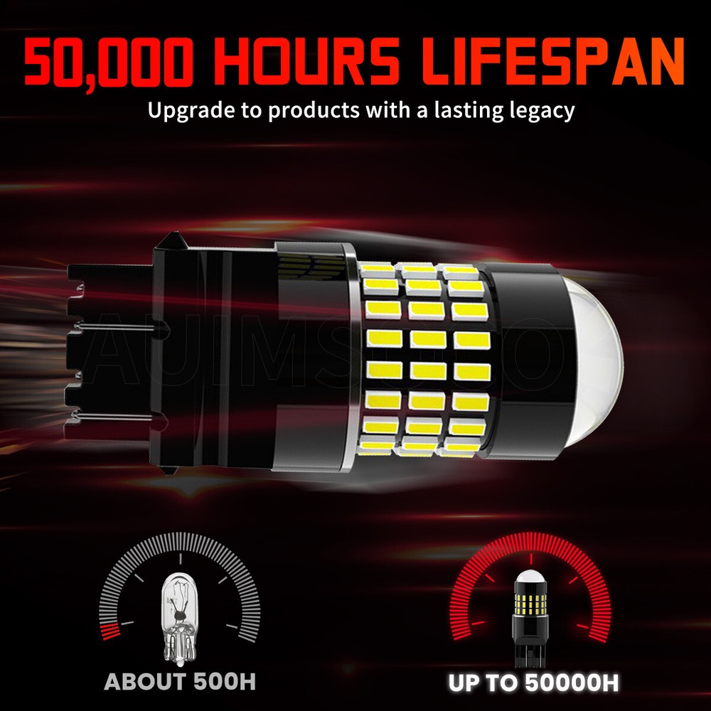 2x 3157 LED Backup Reverse Light Bulbs White for Chevy Silverado 1500 1999-2013