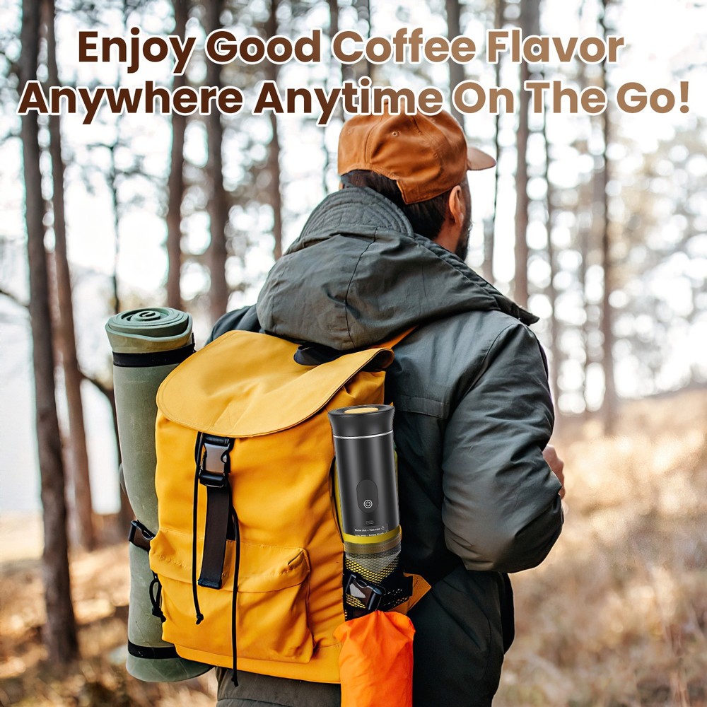 Cordless Espresso Maker Machine Self-Heating Coffee Maker