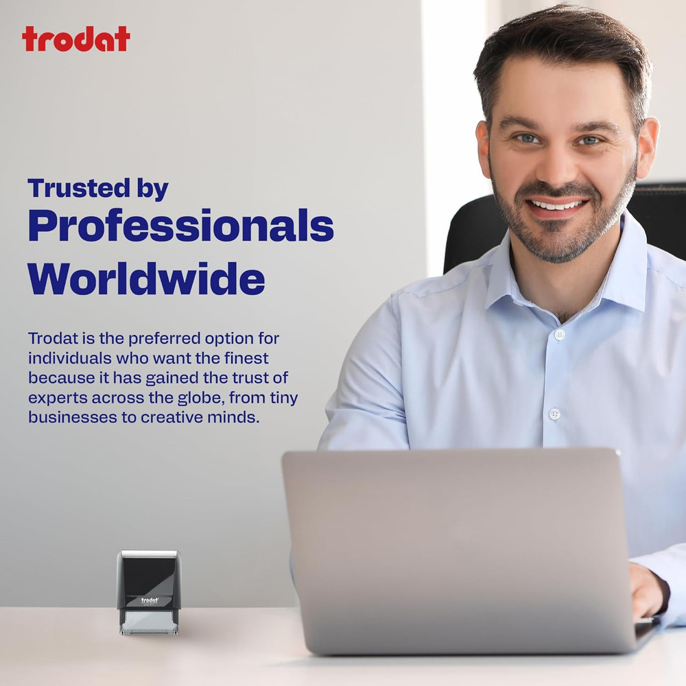 Replacement Pads, Printy 4911 Stamp, 2 Pack, Blue