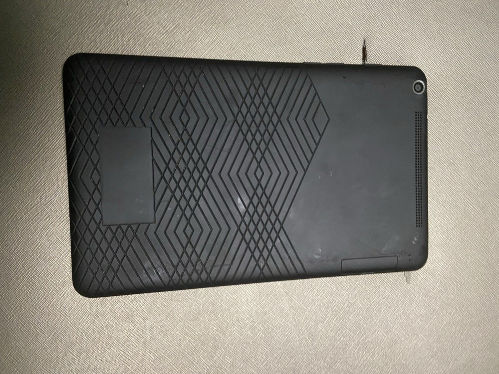 Black Tablet 7-8.9 in Screen Size with Geometric Pattern Back