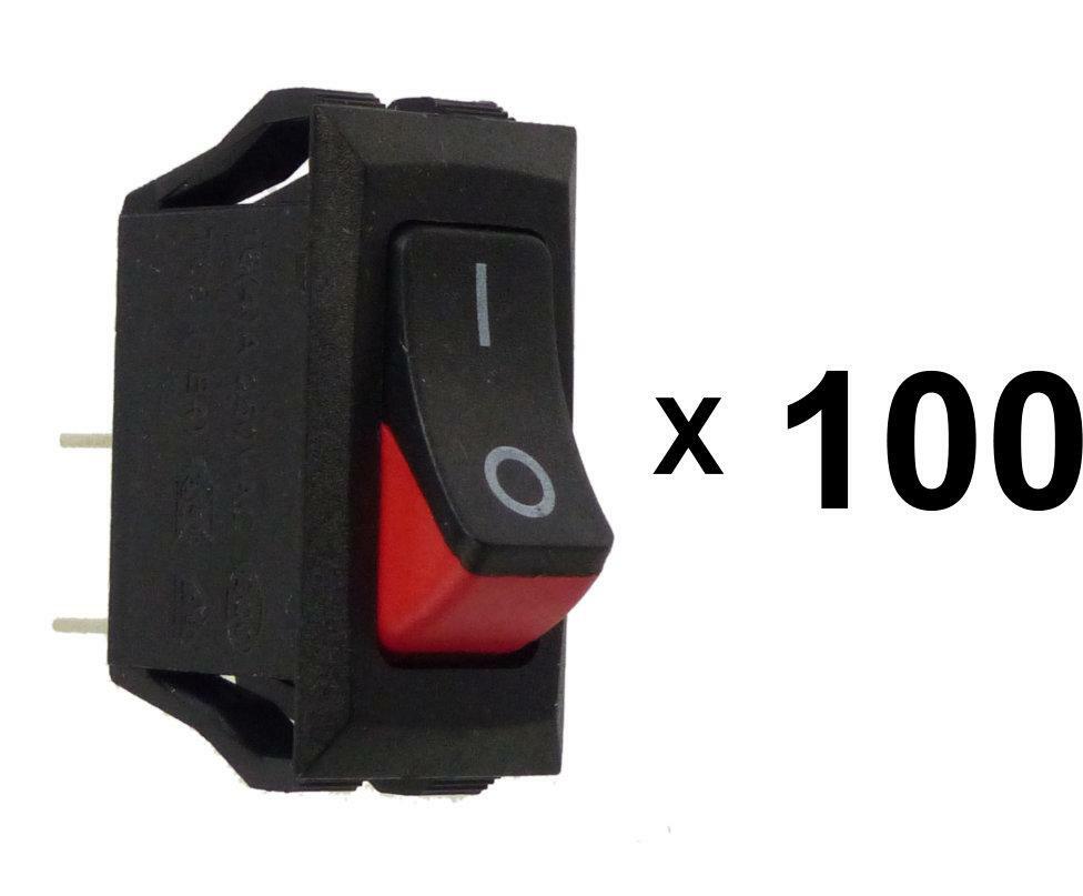 UL Listed - Power Switch SPST AC 250volt 15amp Panel Mount Boat Rocker switch -