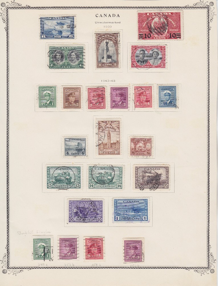 CANADA 1928/1960, 150 STAMPS, VARIETIES