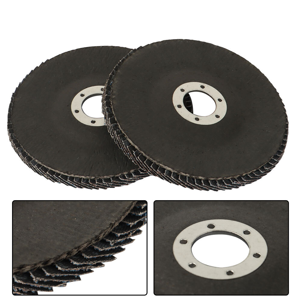10Pcs 5" Premium Zirconia Flap Disc 40Grit Wheel Angle Grinder Sanding Disk