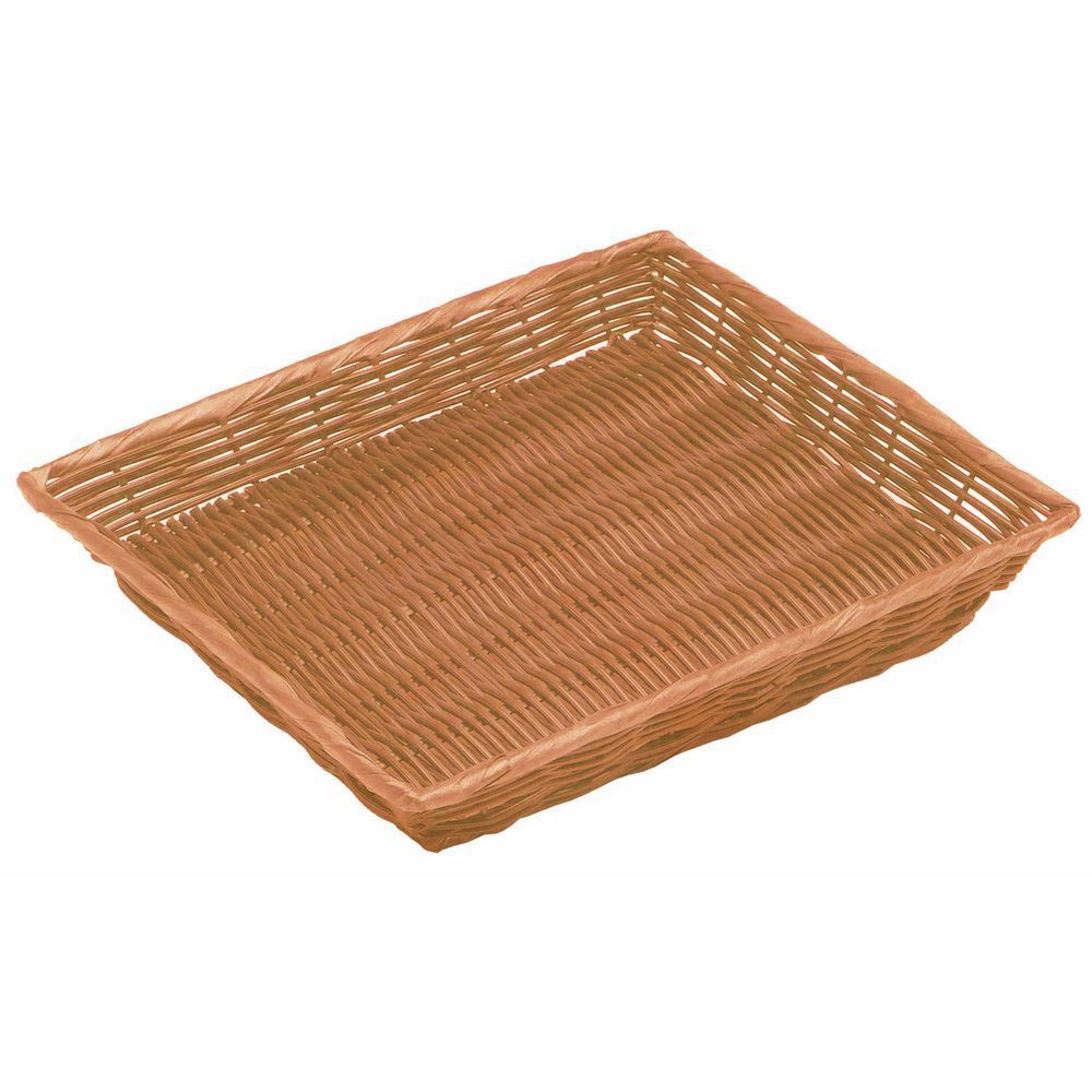 Natural Color Wicker Basket Rectangular - 14"L x 12"W x 2 1/2"H