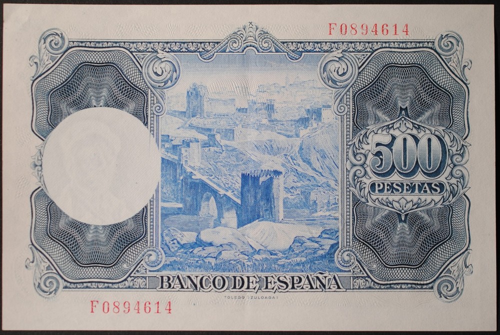 Spain P148a 1000 Pesetas XF