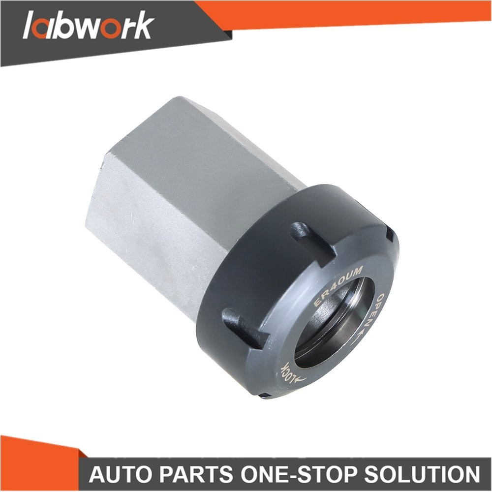 Labwork ER-40 Hex Collet Block Chuck Holder for CNC Lathe Engraving Machine