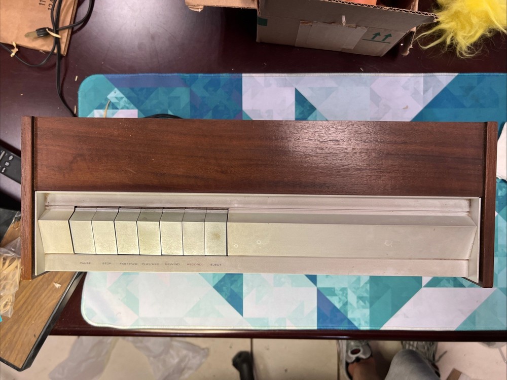 Vintage Ampex Micro 52 Stereo Cassette Deck / Needs Belts