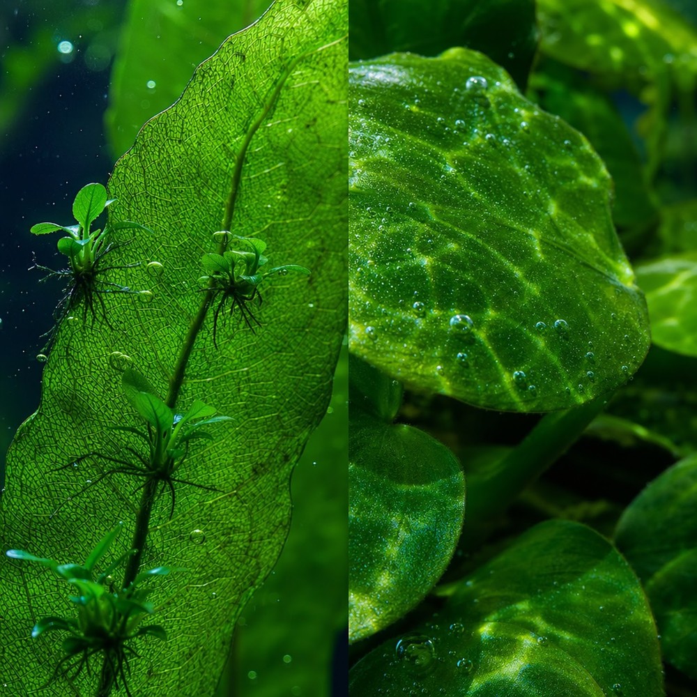 Live Aquarium Plants Bundle 6 Pack Beginner Freshwater Plants Low Light No CO2