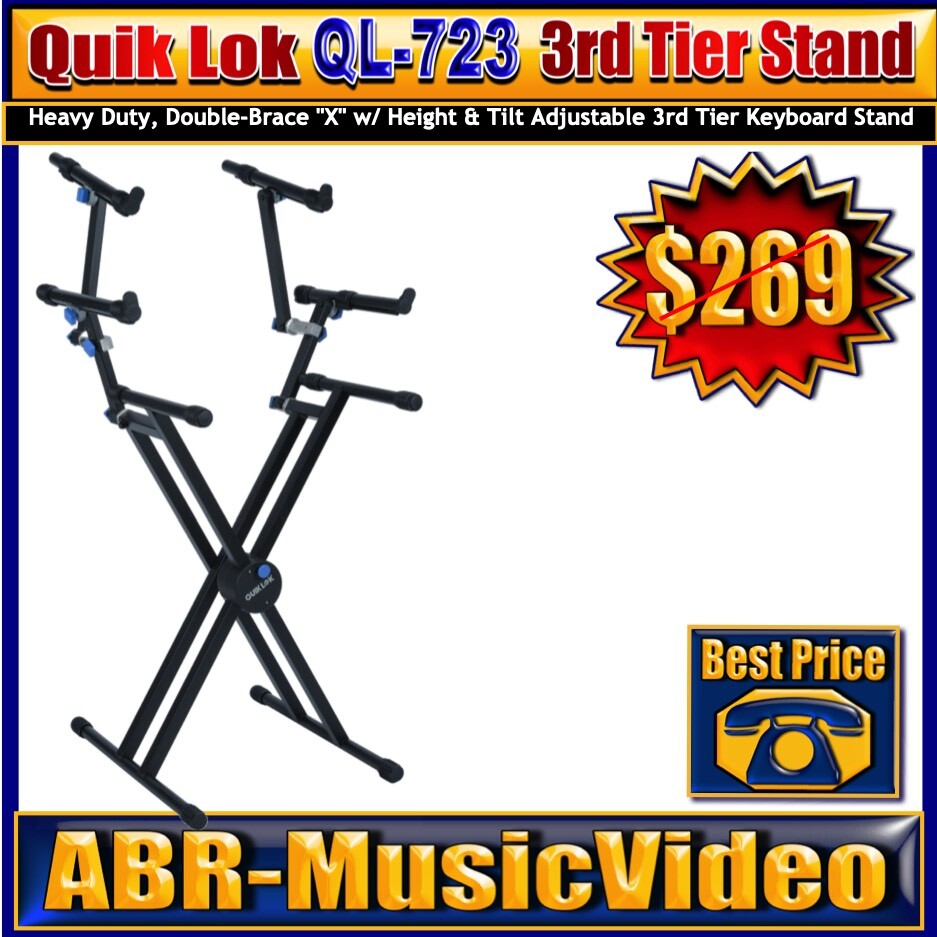 Quik Lok GS-438BK Guitar Stand