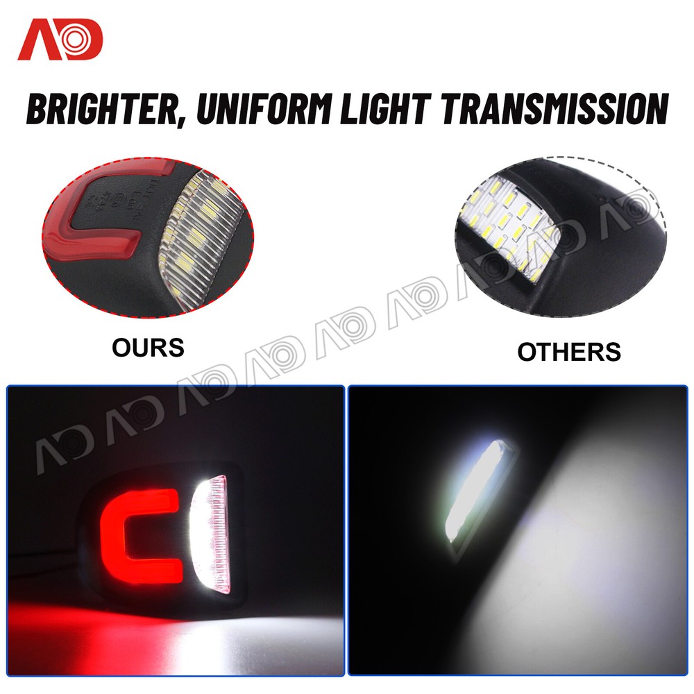 LED 3rd Third Brake Lamp License Plate Light Fr 99-06 Chevy Silverado GMC Sierra