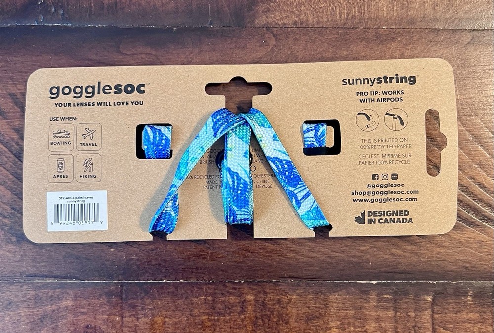 NWT Gogglesoc Sunnystring In Palm Leaves