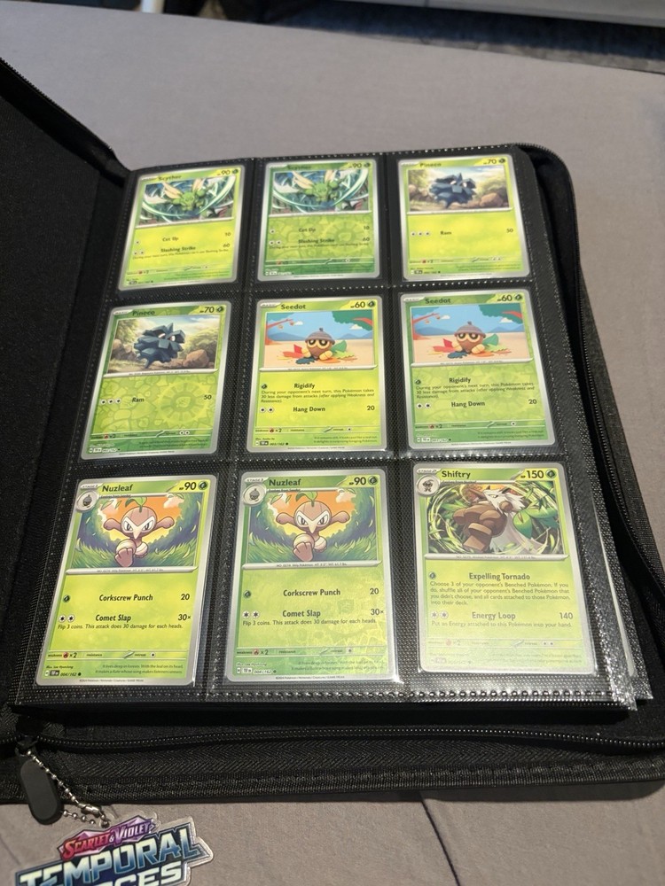 Pokemon Temporal Forces Complete Base Master Set - EX and Reverse Holo Binder