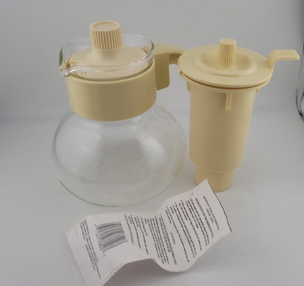 Gemco Brand Glass Tea Kettle w Infuser Microwave Complete new D-21