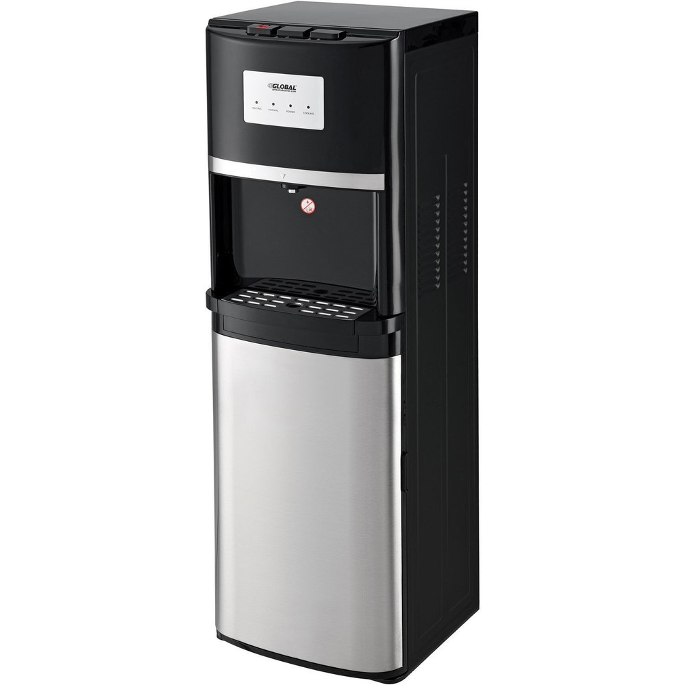 Non-Filtered Tri-Temp Water Dispenser Black With Stainless