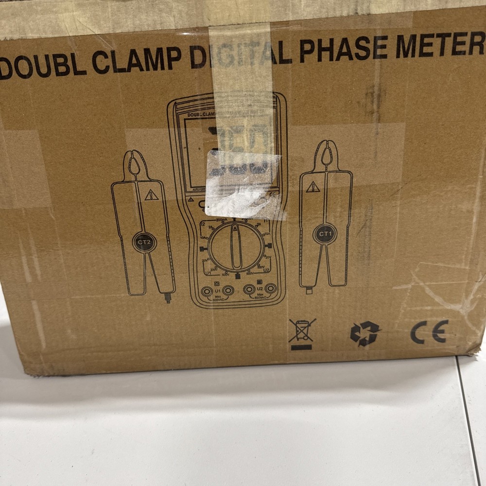 ETCR AUTO DOUBLE CLAMP DIGITAL PHASE VA METER ETCR4000A