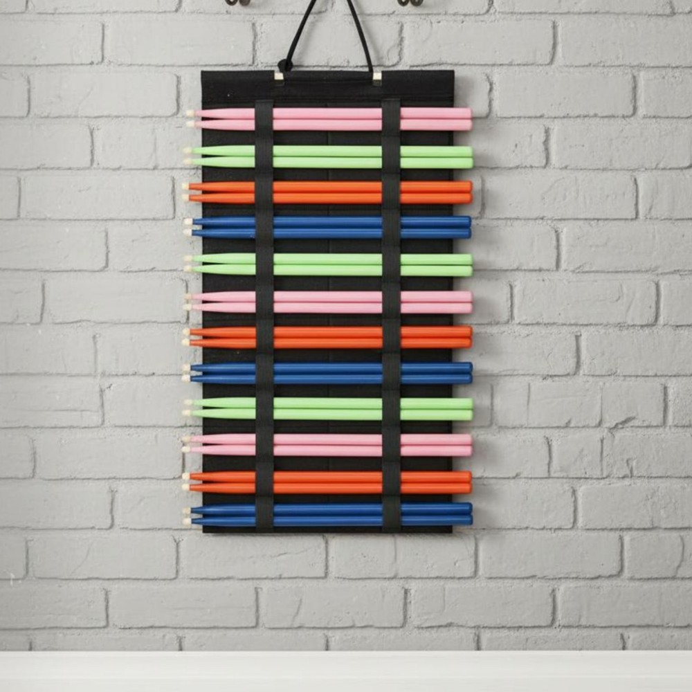 Hanging Drumstick Holder Large Capacity Wall Mount Drumstick Rack Space Saving